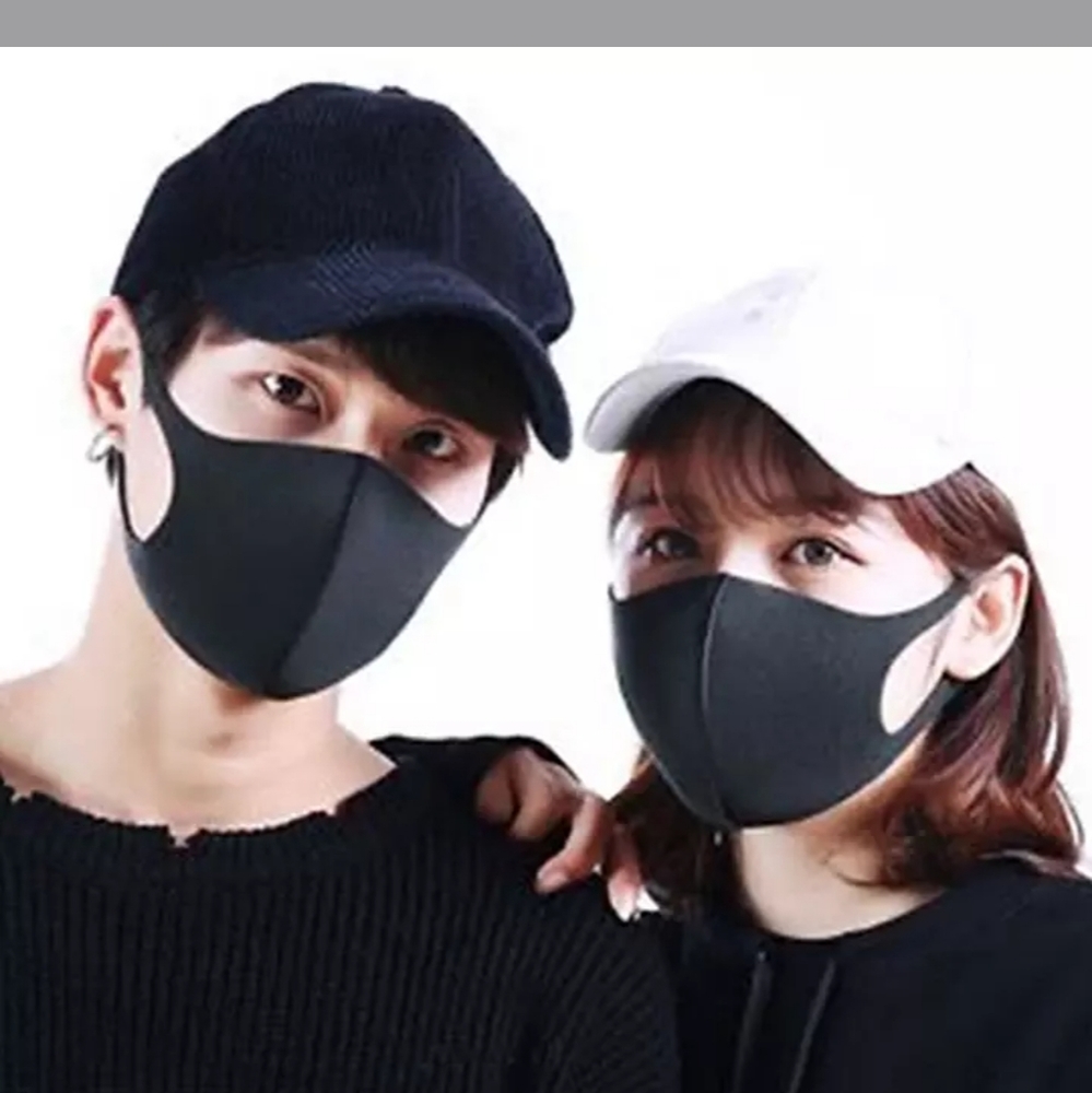 4 Anti Pollution Fabric FACE MASK Anti-Fog Washabl